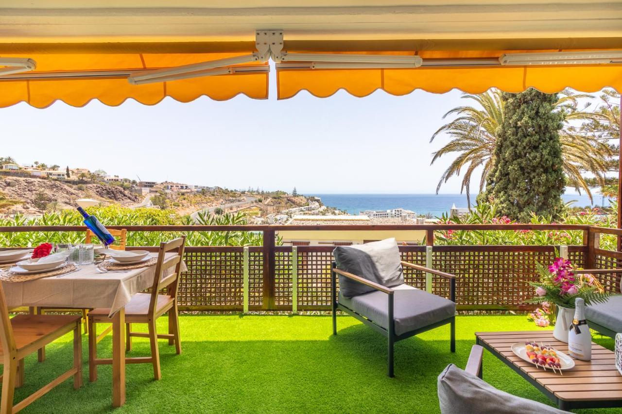 Apartmán Increible Terraza Con Vistas Al Mar En San Agustin Exteriér fotografie