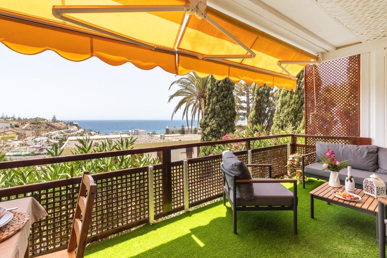 Apartmán Increible Terraza Con Vistas Al Mar En San Agustin Exteriér fotografie